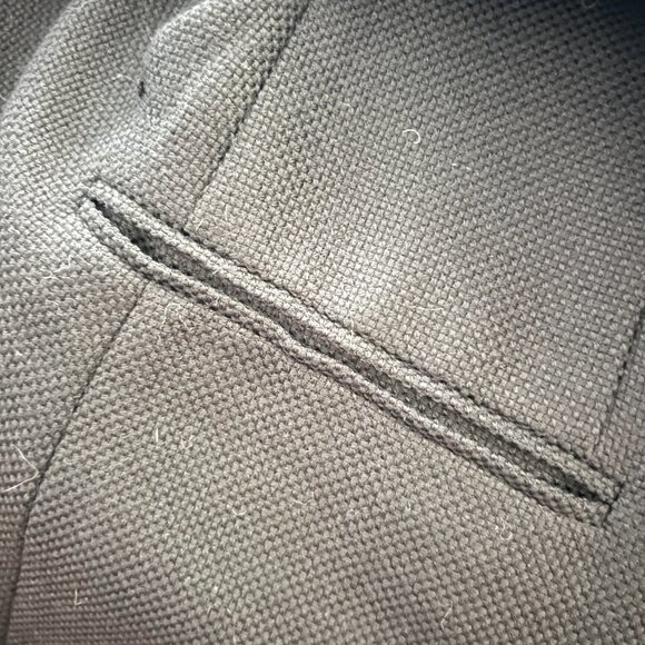 $1899 Authentic EMPORIO ARMANI Made in ITALY Men's Black 3 Buttons Blazer Sz.46R - Picture 12 of 12